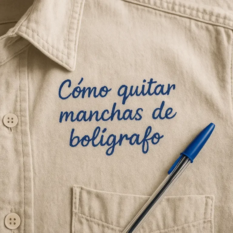 Lee más sobre el artículo Cómo quitar manchas de bolígrafo