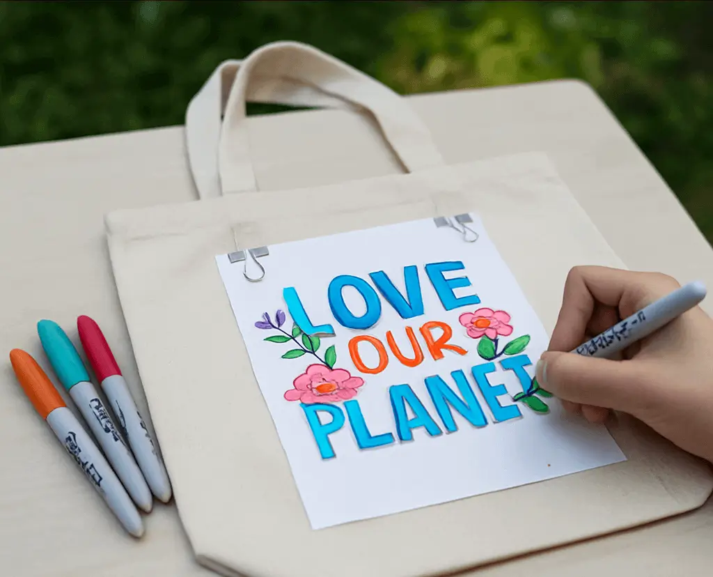 Cómo personalizar tu bolsa de tela en casa en 5 pasos